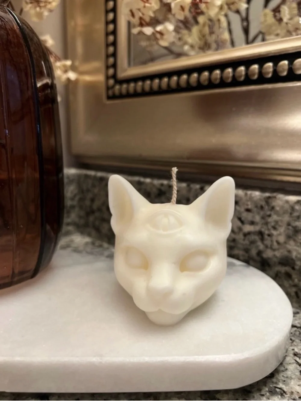 Third Eye Cat Candle - Ocean Breeze